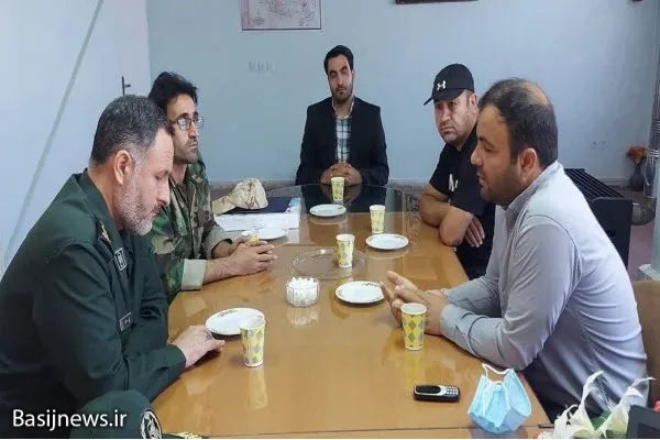 دیدار فرمانده سپاه کبودراهنگ با رئیس اداره ورزش و جوانان شهرستان