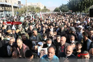تشییع باشکوه پیکر شهید مدافع امنیت &laquo;سید روح الله عجمیان&raquo; در کرج