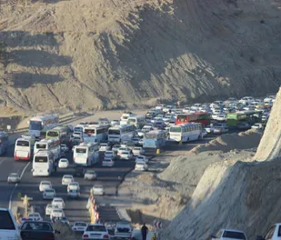 ترافیک سنگین جاده&zwnj;ها با افزایش تقاضای سفر اربعین