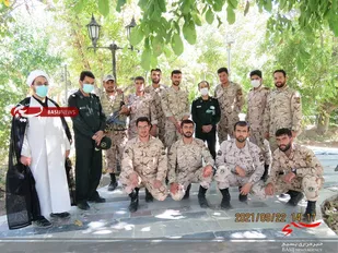 مراسم گرامیداشت روز سرباز در دهاقان برگزار گردید