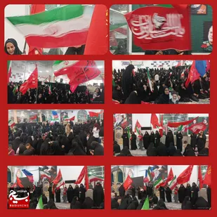 بانوان پرچمدار مسجدسلیمان، مثل حضرت سکینه سلام الله علیها پای امامت و ولایت هستند