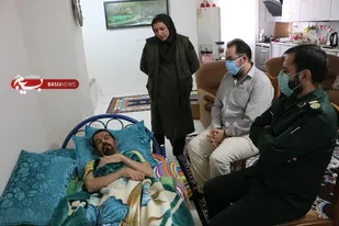 عیادت فرمانده سپاه شهرستان ملارد  از خبرنگار باشگاه خبرنگاران