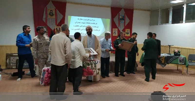 جلسه تکریم و معارفه فرمانده پایگاه مقاومت بسیج شهید چمران کوشک خمینی شهر