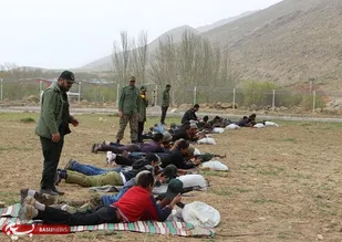 اردوی آمادگی دفاعی دانش آموزان در کیار
