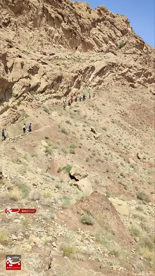 کوهنوردی و پیاده روی بسیجیان حوزه شهید عابدی قم