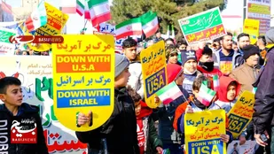 حضور پرشور مردم ماهدشت کرج در راهپیمایی ۲۲ بهمن+ تصاویر