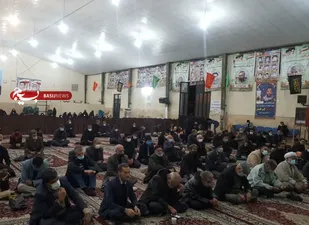 مراسم عزاداری وسوگواری در حسینیه ثارالله سپاه زرند برگزار گردید
