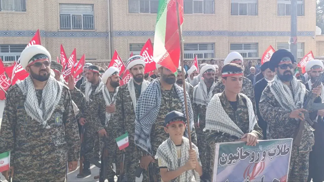رزمایش جان‌فدا با حضور طلاب و روحانیون در لردگان 