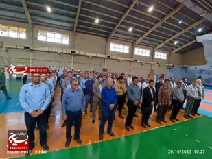 حضور چشمگیر بسیجیان شرکت ملی پخش بوشهر در فراخوان گردان اداری بیت&zwnj;المقدس شهید نادر سیار