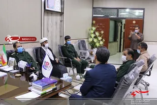 دیدار  فرمانده سپاه کاشمر با کارکنان اصناف این شهرستان
