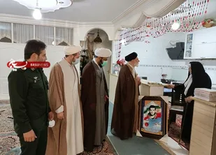 دیدار با خانواده های معظم شهدای روحانی  شهرستان بهارستان