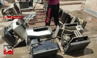 رزمایش سرویس کولرگازی محرومان در بخش مدرس شوشتر