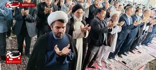 برگزاری نماز عید فطر در آستان مقدس امامزادگان عبدالله(ع)  و صالح(ع) کوهسار
