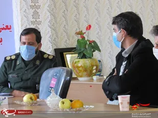 دیدار مسئولین مجموعه شهرداری بینالود با فرماندهی سپاه ناحیه این شهرستان