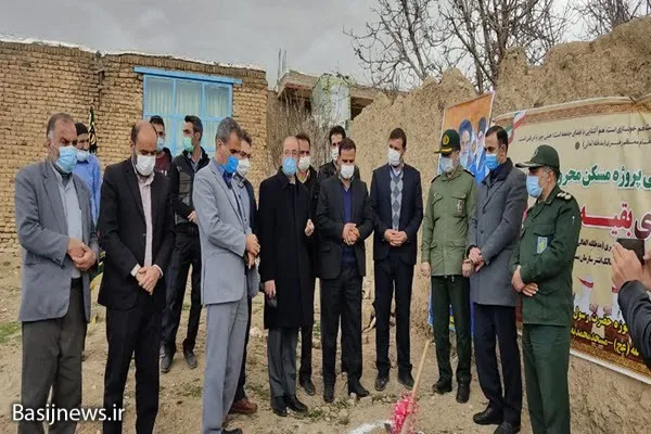 کلنگ‌زنی پروژه مسکن محرومین در نهاوند
