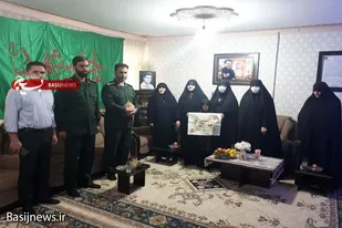 دیدار مسئولین سپاه همدان با خانواده معظم شهدا