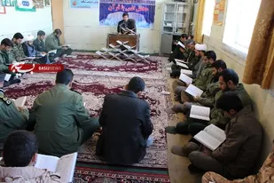 آموزش حفظ قرآن در ناحیه مقاومت بسیج شهرستان بن