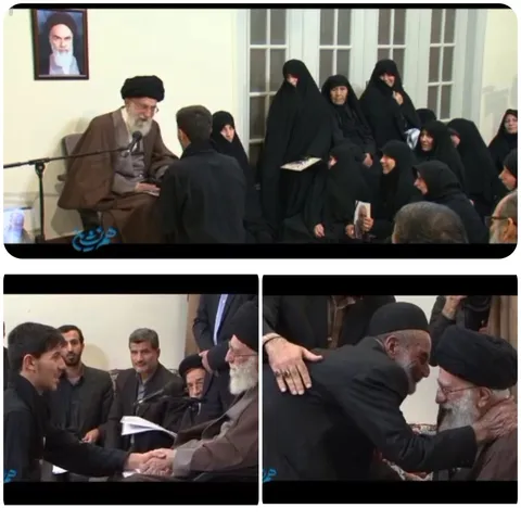 لحظاتی منتشرنشده از دیدارهای صمیمانه خانواده‌های معظم شهدا با رهبر شهید انقلاب