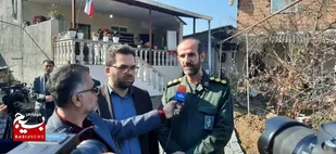 آیین افتتاح یک خانه محروم روستایی در بخش بندپی غربی شهرستان بابل