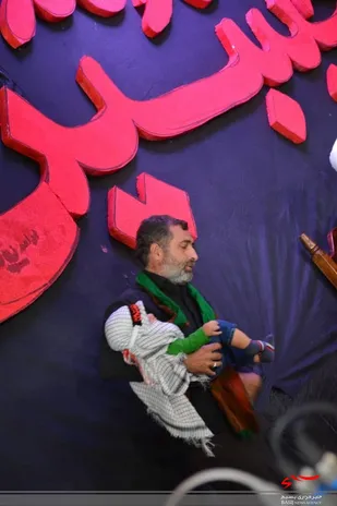 برگزاری مراسم شیرخوار گان حسینی در روستای آهوئیه بافت