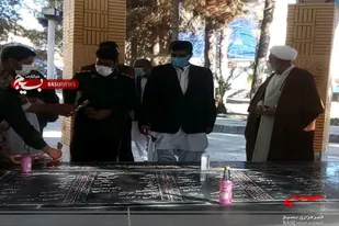 غبار روبی مزارشهدا گمنام خاش