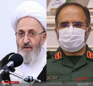دیدار فرمانده سپاه استان قم با آیت الله سبحانی