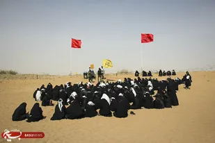 حضور کاروان راهیان نور دانشجویی اردبیل در کانال کمیل و فکه