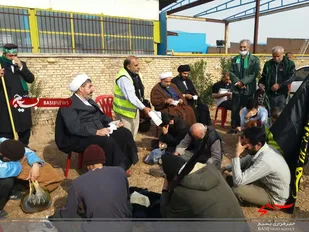 مراسم پیاده روی زائران ساوجی از ساوه به قم