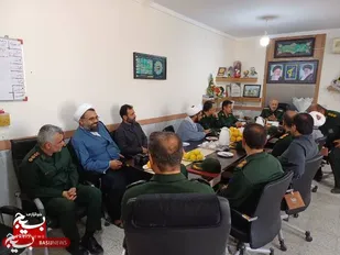 دیدار فرماندهان یگان&zwnj;های سپاه مستقر در شهرستان با فرمانده سپاه ناحیه دشتستان