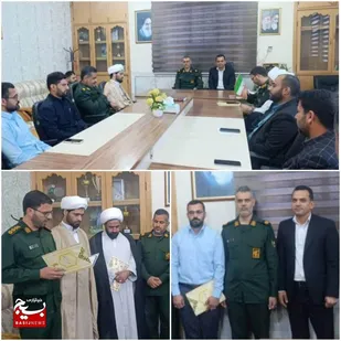 تکریم و معارفه فرمانده جدید حوزه بسیج دانش&zwnj;آموزی شهید فهمیده کرخه