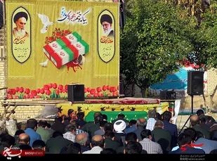 برگزاری مراسم زیارت عاشورا در جوار شهدای گمنام حسینیه عاشقان ثارالله