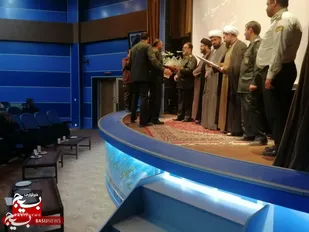 آیین تکریم و معارفه فرمانده حوزه بسیج قدس میامی+ تصاویر