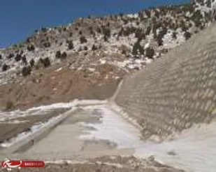 پایان ساخت بند سنگ و ملات در روستای ابر شاهرود
