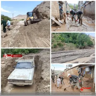 اعزام گروه جهادی شهید صاحب جمعی به روستای سیل زده چنداب ایوانکی