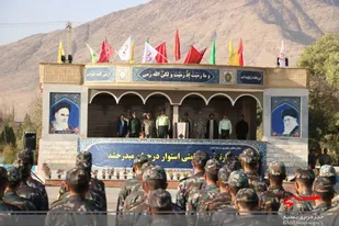 مراسم عهد سربازی در مرکز آموزشی حضرت علی اکبر(ع) اراک