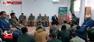 دیدار بسیجیان جوین با امام جمعه این شهرستان