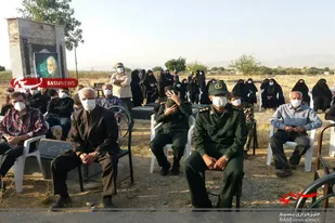 مراسم گرامیداشت هفته دفاع مقدس در روستای توانه بخش زرین دشت