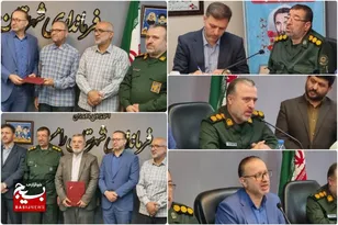 مراسم تودیع و معارفه مدیر کانون حفظ آثار دفاع مقدس شهرستان رامسر برگزار شد