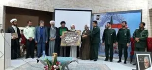 مراسم تکریم و معارفه مسئول نمایندگی ولی فقیه در ناحیه مقاومت بسیج میبد