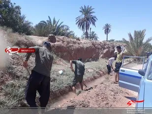برگزاری اردوی جهادی  بسیجیان در روستای گرمه