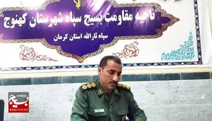 پیام تبریک فرمانده سپاه ناحیه مقاومت بسیج کهنوج به مناسبت هفته فراجا