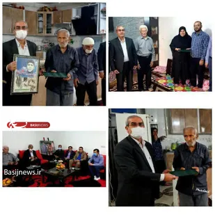 تجلیل از خانواده شهدای دانش آموز در باغملک