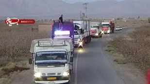 ارسال کمک&zwnj;های مردمی شهرستان میناب به کربلای معلی