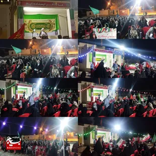 جشن میلاد پیامبر اکرم(ص) و امام جعفر صادق(ع) در روستای گلنگون برگزار شد