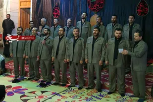 اجرای گروه تواشیح محمد رسول الله(ص) در راهپیمایی اربعین