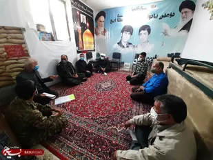 سرکشی فرماندهی سپاه ناحیه سرخه از پایگاه شهدای روستای ایج
