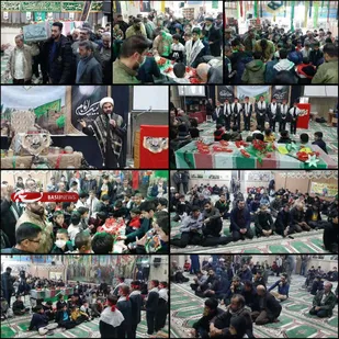بزرگداشت سومین سالگرد شهادت حاج قاسم سلیمانی در محله سرچشمه پیشوا