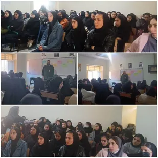 برگزاری نشست بصیرتی &laquo;جهاد تبیین&raquo; با سخنرانی فرمانده ناحیه مقاومت بسیج دزپارت در هنرستان دخترانه مرضیه دزپارت