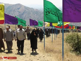 اعزام بسیجیان بروجن به مناطق عملیاتی شمال غرب