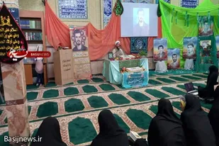 بزرگداشت شهید طلایی به همت بسیجیان پایگاه مطهره همدان